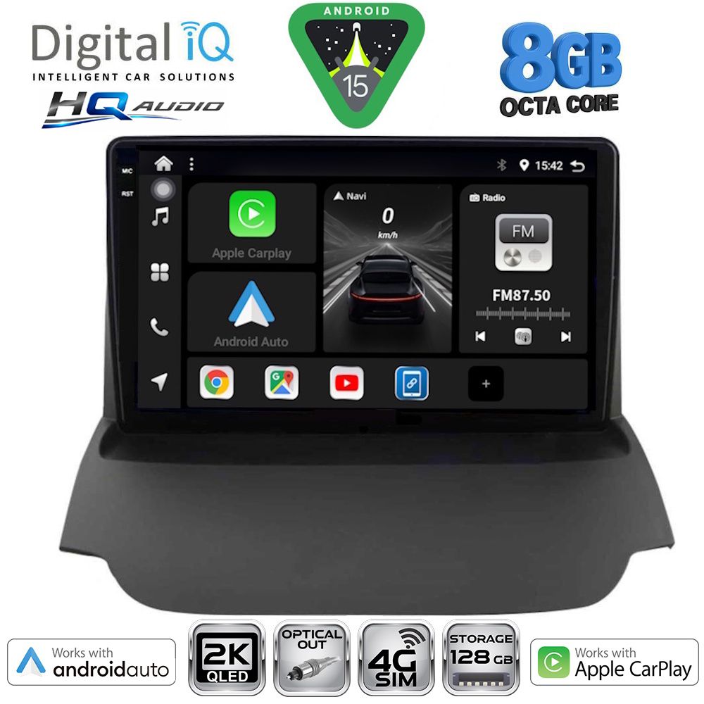 DIGITAL IQ BXK 20150_CPAA (9inc) MULTIMEDIA TABLET for FORD ECOSPORT mod. 2012-2018 DIGITAL IQ BXK 20150_CPAA (9inc) MULTIMEDIA TABLET for FORD ECOSPORT mod. 2012-2018