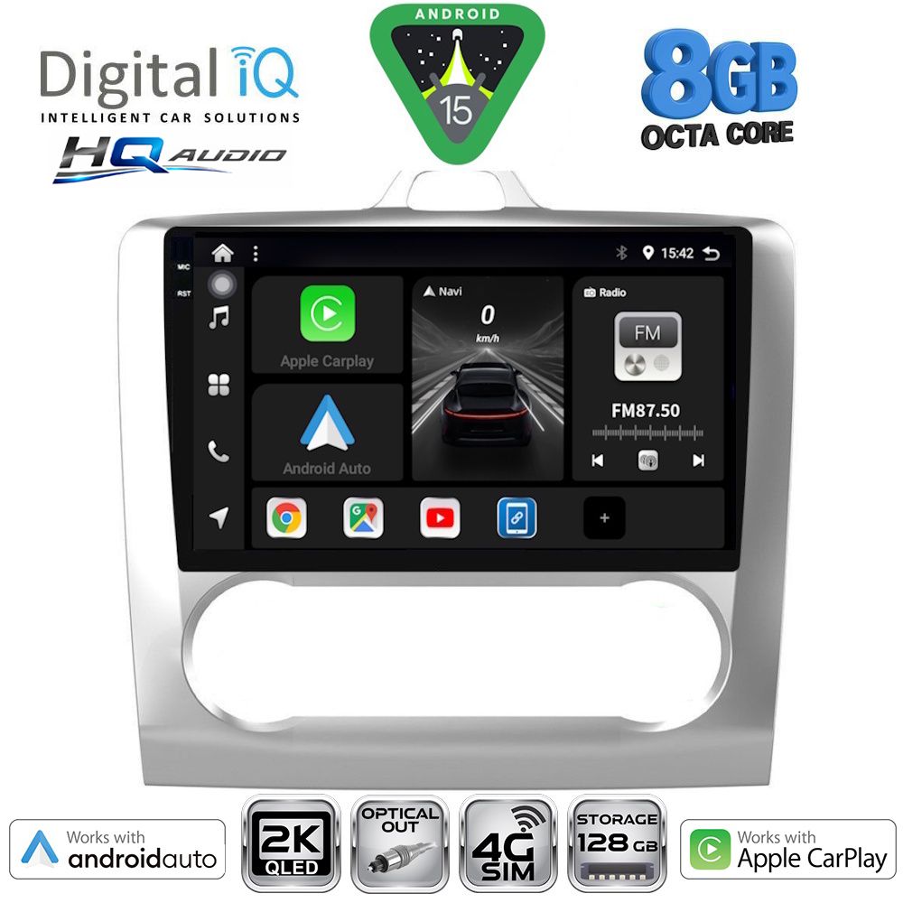 DIGITAL IQ BXK 20156SL_CPAA CLIMA (9inc) MULTIMEDIA TABLET for FORD FOCUS mod. 2005-2012 (SILVER) DIGITAL IQ BXK 20156SL_CPAA CLIMA (9inc) MULTIMEDIA TABLET for FORD FOCUS mod. 2005-2012 (SILVER)