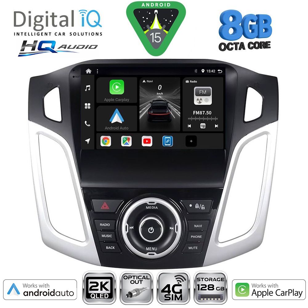 DIGITAL IQ BXK 20157_CPAA (9inc) MULTIMEDIA TABLET for FORD FOCUS mod. 2011-2018 DIGITAL IQ BXK 20157_CPAA (9inc) MULTIMEDIA TABLET for FORD FOCUS mod. 2011-2018