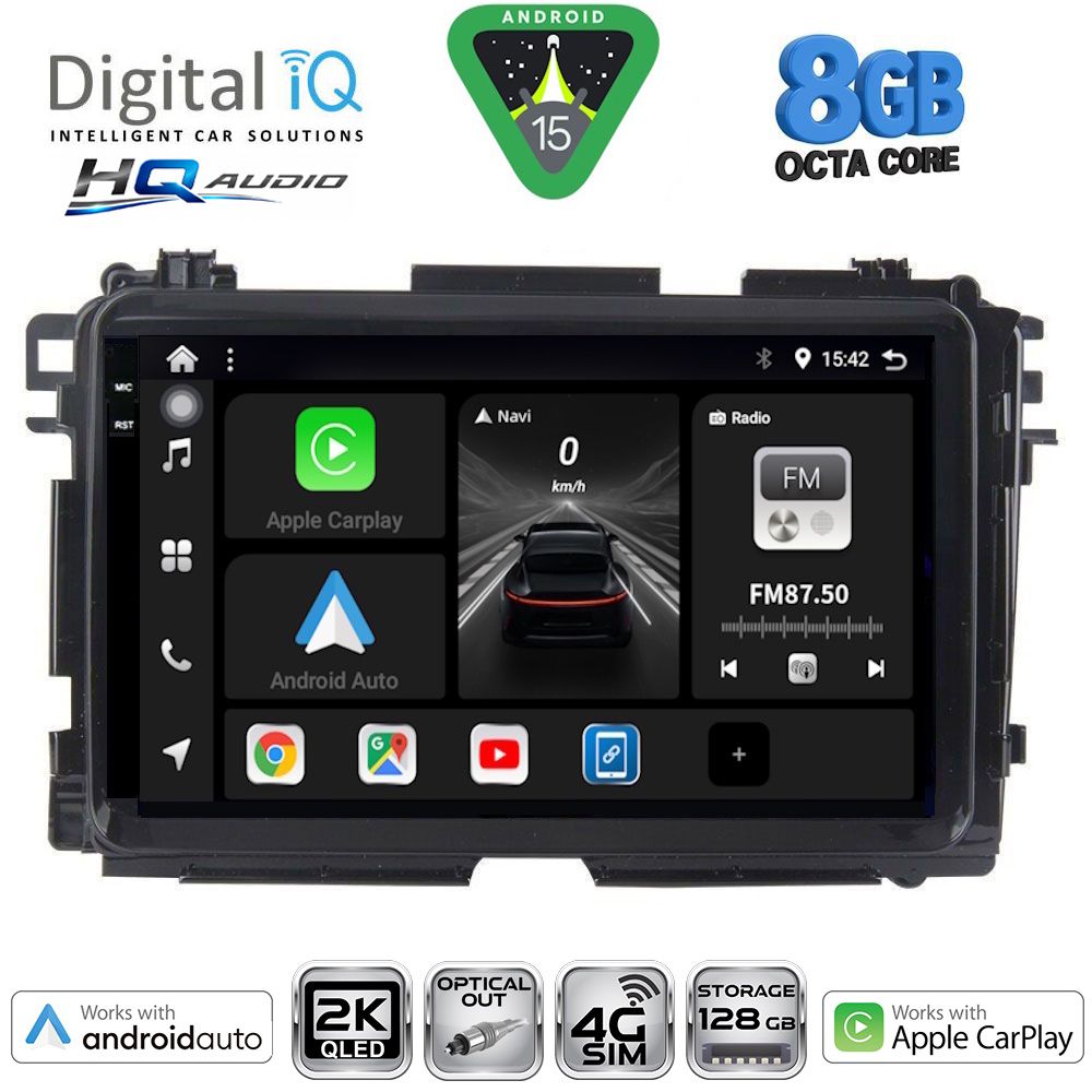 DIGITAL IQ BXK 20201_CPAA (9inc) MULTIMEDIA TABLET for HONDA HRV mod. 2015-2021 DIGITAL IQ BXK 20201_CPAA (9inc) MULTIMEDIA TABLET for HONDA HRV mod. 2015-2021