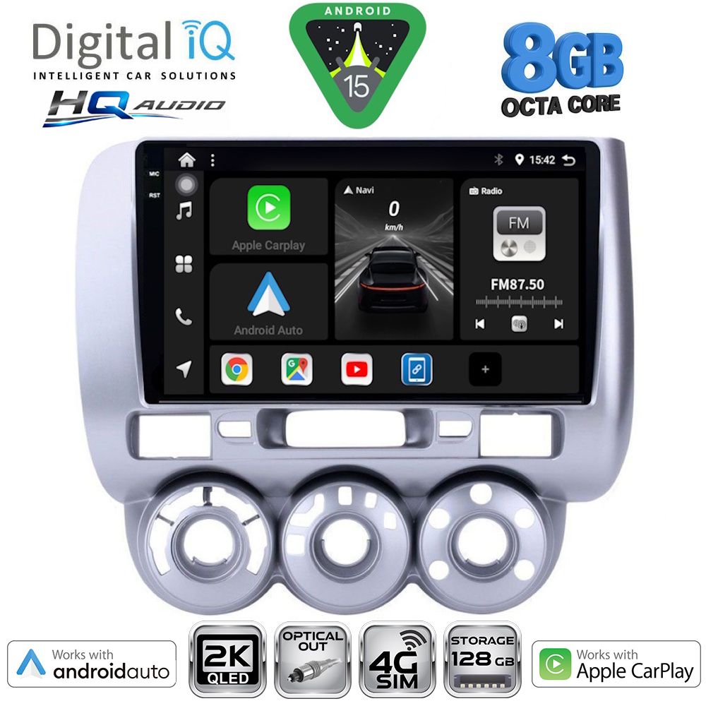 DIGITAL IQ BXK 20210_CPAA A/C (9inc) MULTIMEDIA TABLET for HONDA JAZZ mod. 2002-2008 DIGITAL IQ BXK 20210_CPAA A/C (9inc) MULTIMEDIA TABLET for HONDA JAZZ mod. 2002-2008