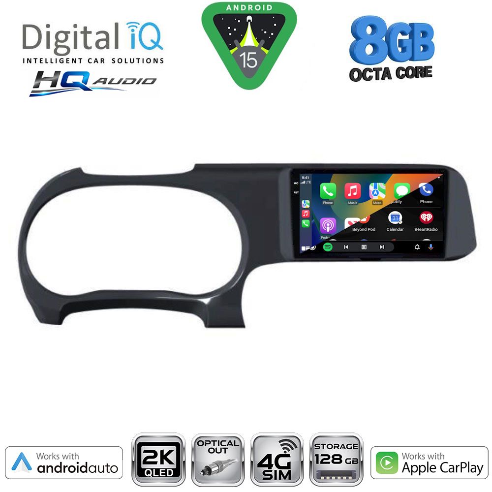 DIGITAL IQ BXK 20225_CPAA (9inc) MULTIMEDIA TABLET for HYUNDAI i10 mod. 2020-2026 DIGITAL IQ BXK 20225_CPAA (9inc) MULTIMEDIA TABLET for HYUNDAI i10 mod. 2020-2026