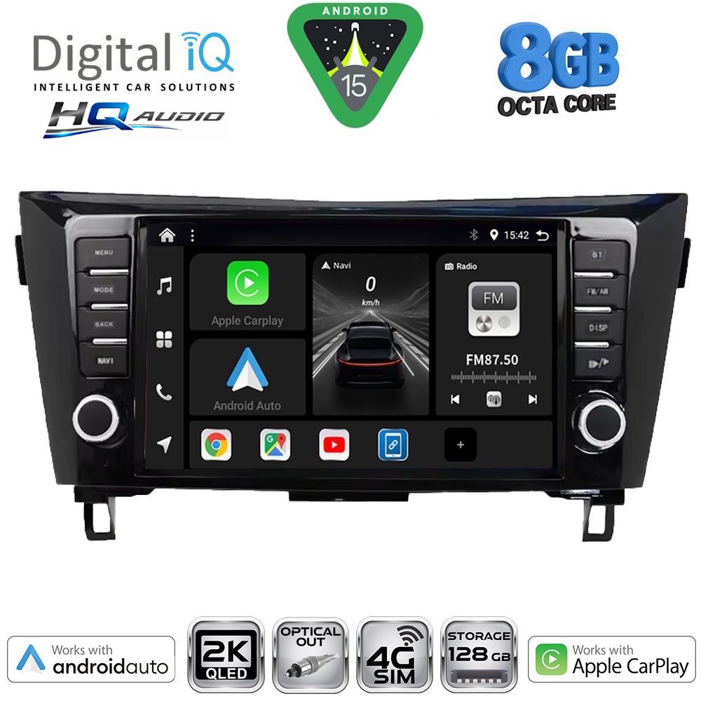 DIGITAL IQ BXK 20467_CPAA (9inc) MULTIMEDIA TABLET for NISSAN QASHQAI - XTRAIL mod. 2014-2021 DIGITAL IQ BXK 20467_CPAA (9inc) MULTIMEDIA TABLET for NISSAN QASHQAI - XTRAIL mod. 2014-2021