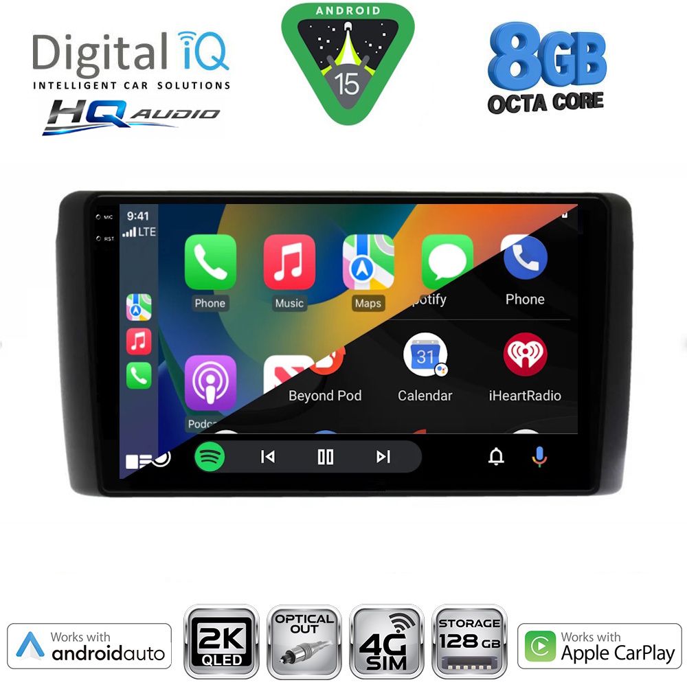 DIGITAL IQ BXK 20472_CPAA (9inc) MULTIMEDIA TABLET for NISSAN LEAF mod. 2009-2017 DIGITAL IQ BXK 20472_CPAA (9inc) MULTIMEDIA TABLET for NISSAN LEAF mod. 2009-2017