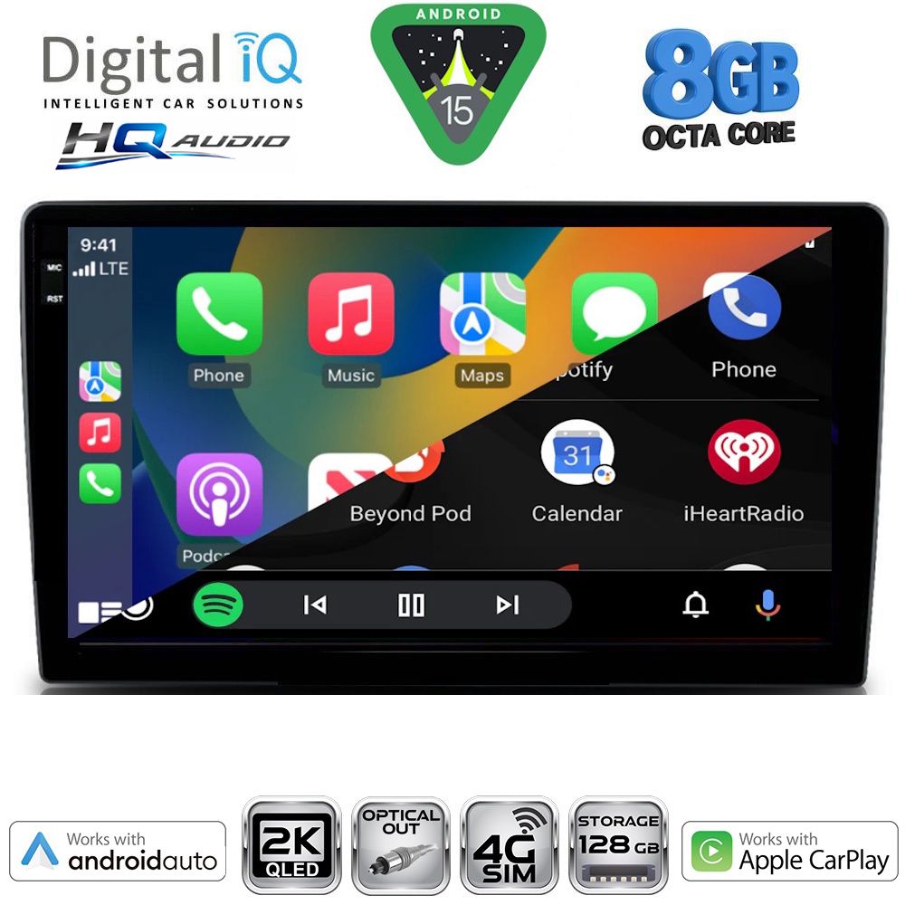 DIGITAL IQ BXK 20722_CPAA (9inc) MULTIMEDIA TABLET for TOYOTA LANDCRUISER mod. 1998-2003 DIGITAL IQ BXK 20722_CPAA (9inc) MULTIMEDIA TABLET for TOYOTA LANDCRUISER mod. 1998-2003