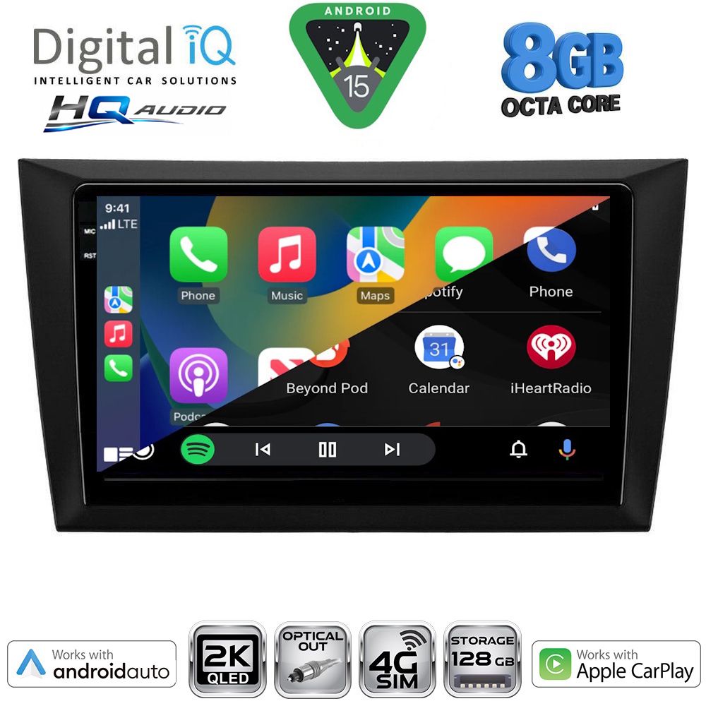 DIGITAL IQ BXK 20746_CPAA (9inc) MULTIMEDIA TABLET for GOLF 6 mod. 2009-2012 DIGITAL IQ BXK 20746_CPAA (9inc) MULTIMEDIA TABLET for GOLF 6 mod. 2009-2012
