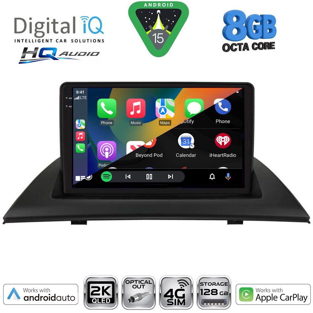DIGITAL IQ BXK 20058_CPAA (9inc) MULTIMEDIA TABLET for BMW X3 (E83) mod. 2003-2010 DIGITAL IQ BXK 20058_CPAA (9inc) MULTIMEDIA TABLET for BMW X3 (E83) mod. 2003-2010