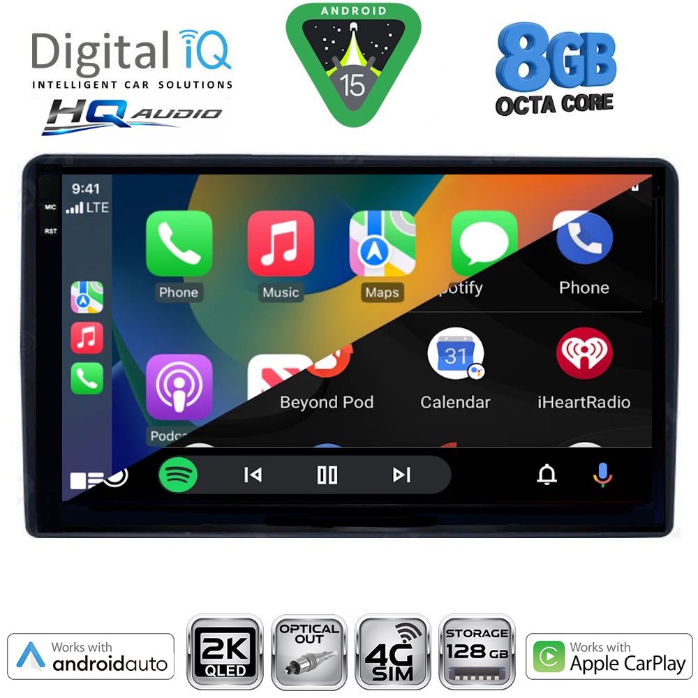 DIGITAL IQ BXK 20081_CPAA (9inc) MULTIMEDIA TABLET for CITROEN – PEUGEOT mod. 2008-2018 DIGITAL IQ BXK 20081_CPAA (9inc) MULTIMEDIA TABLET for CITROEN – PEUGEOT mod. 2008-2018