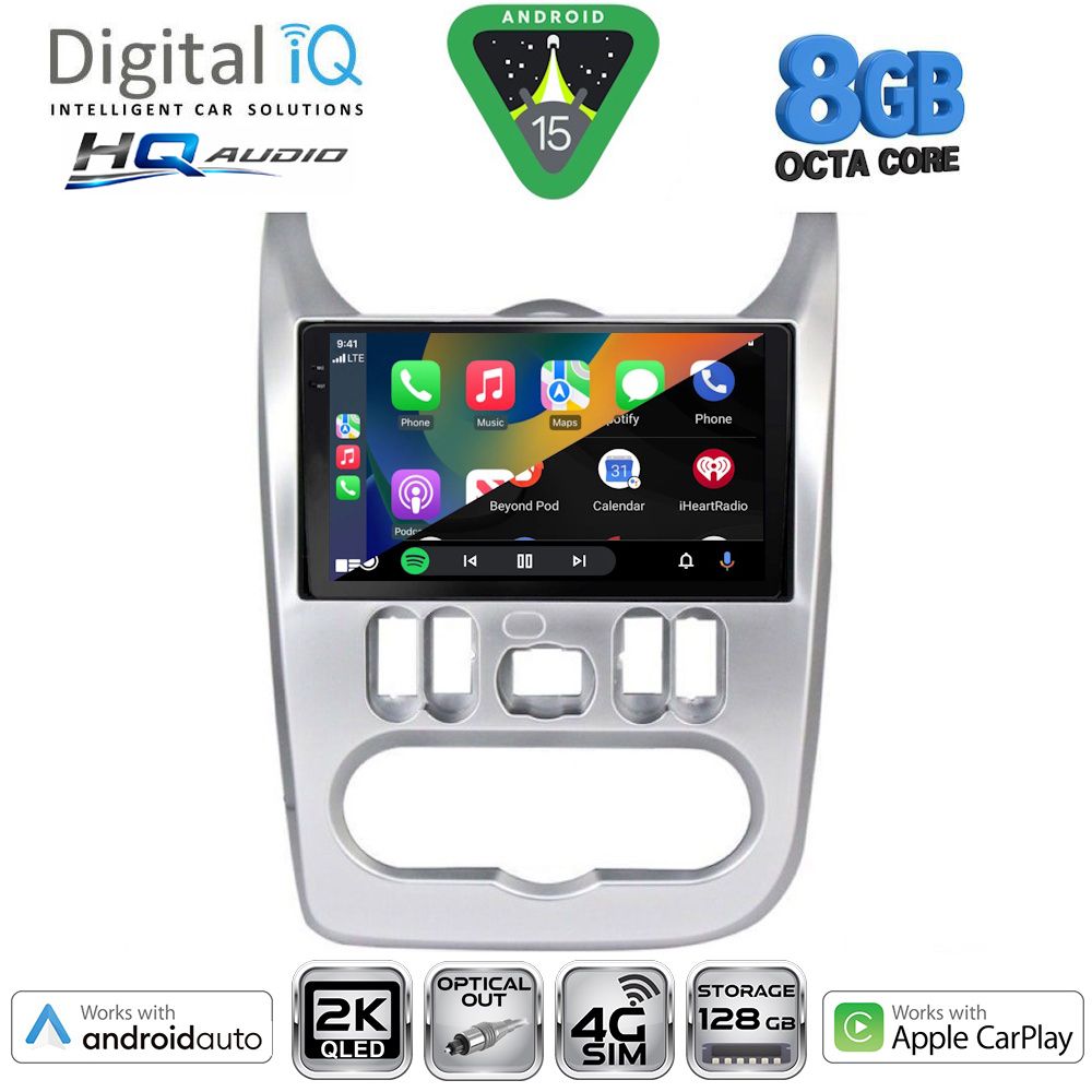 DIGITAL IQ BXK 20101SL_CPAA (9inc) MULTIMEDIA TABLET for DACIA DUSTER – LOGAN – SANDERO mod. 2006-2012 (SILVER) DIGITAL IQ BXK 20101SL_CPAA (9inc) MULTIMEDIA TABLET for DACIA DUSTER – LOGAN – SANDERO mod. 2006-2012 (SILVER)