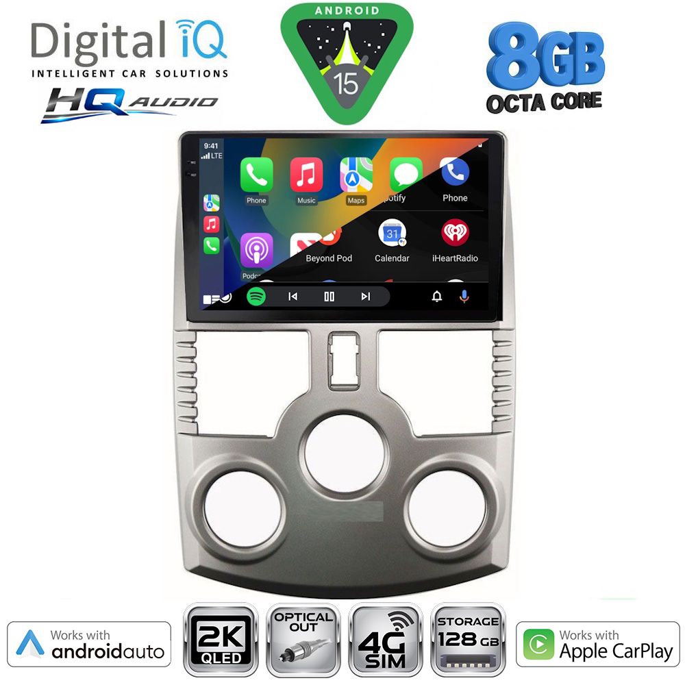 DIGITAL IQ BXK 20126_CPAA (9inc) MULTIMEDIA TABLET for DAIHATSU TERIOS mod. 2006-2017 DIGITAL IQ BXK 20126_CPAA (9inc) MULTIMEDIA TABLET for DAIHATSU TERIOS mod. 2006-2017