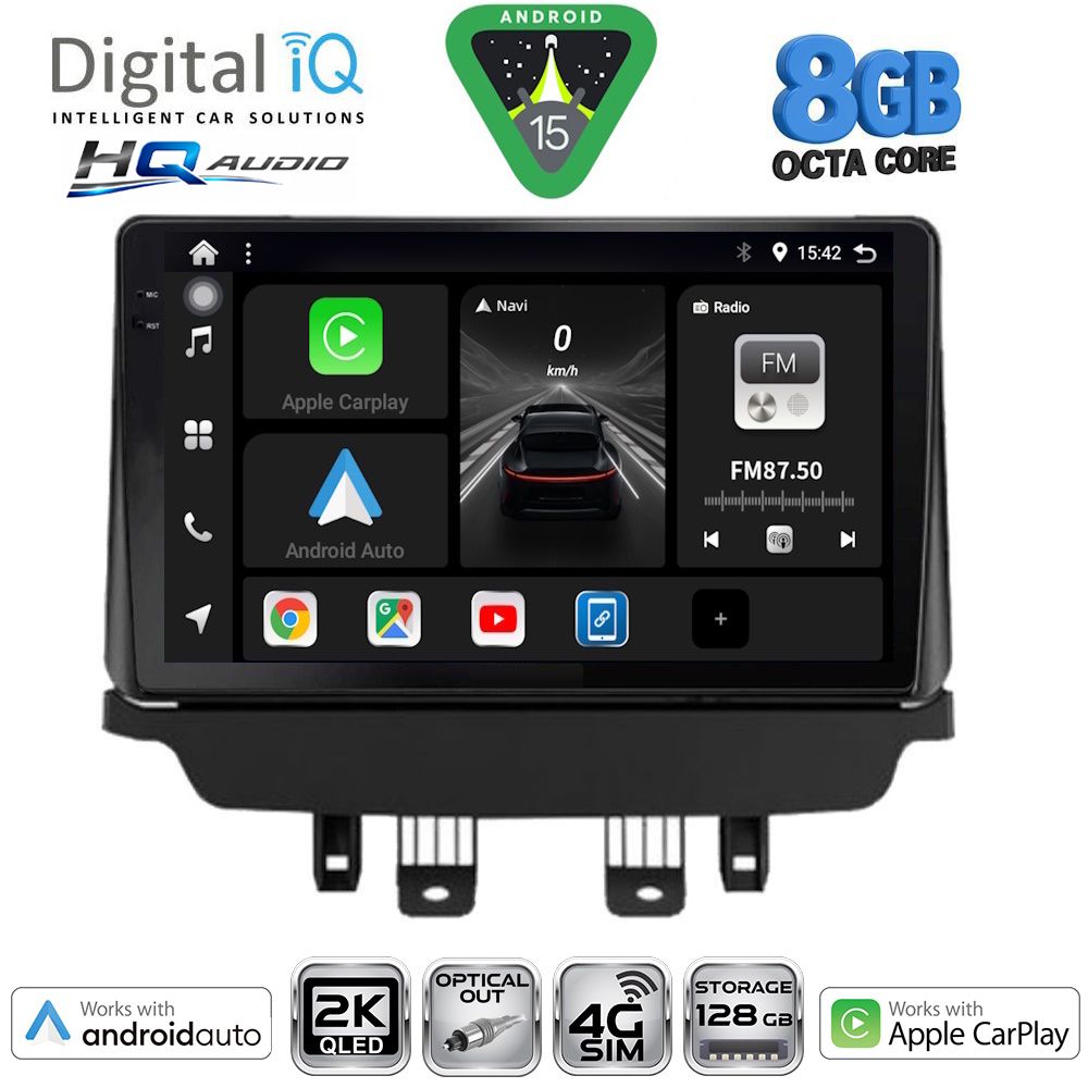 DIGITAL IQ BXK 20384_CPAA (9inc) MULTIMEDIA TABLET for MAZDA CX3 mod. 2014-2023 DIGITAL IQ BXK 20384_CPAA (9inc) MULTIMEDIA TABLET for MAZDA CX3 mod. 2014-2023
