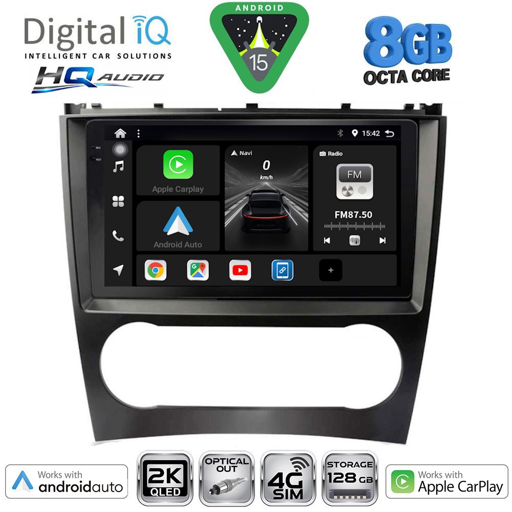 DIGITAL IQ BXK 20404_CPAA (9inc) MULTIMEDIA TABLET for MERCEDES C – CLK (W203-209) mod. 2004-2008 DIGITAL IQ BXK 20404_CPAA (9inc) MULTIMEDIA TABLET for MERCEDES C – CLK (W203-209) mod. 2004-2008