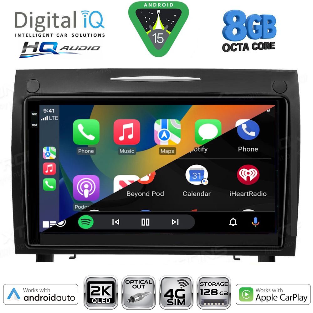 DIGITAL IQ BXK 20419_CPAA (9inc) MULTIMEDIA TABLET for MERCEDES SLK R171 mod. 2004-2010 DIGITAL IQ BXK 20419_CPAA (9inc) MULTIMEDIA TABLET for MERCEDES SLK R171 mod. 2004-2010