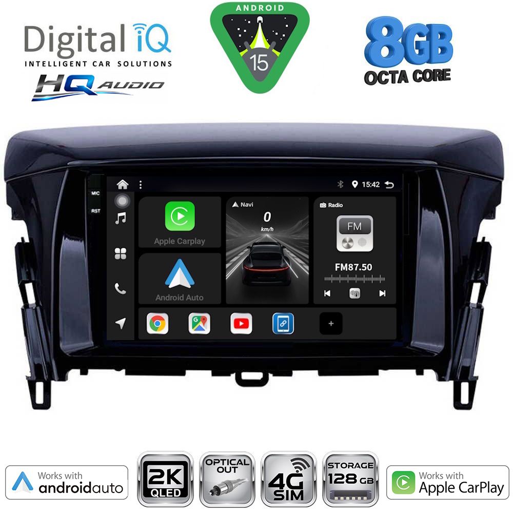 DIGITAL IQ BXK 20432_CPAA (9inc) MULTIMEDIA TABLET for MITSUBISHI ECLIPSE CROSS mod. 2018-2026 DIGITAL IQ BXK 20432_CPAA (9inc) MULTIMEDIA TABLET for MITSUBISHI ECLIPSE CROSS mod. 2018-2026