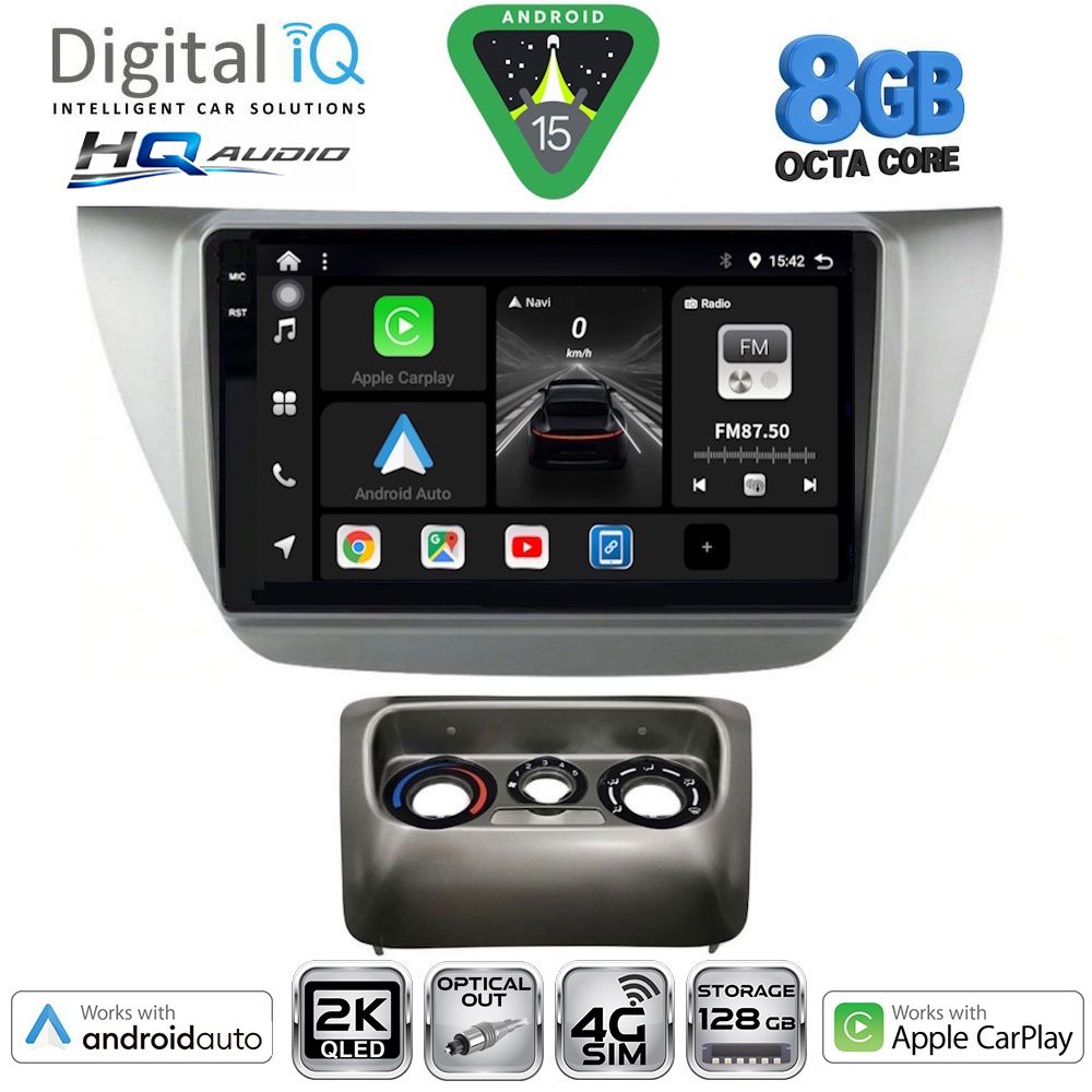 DIGITAL IQ BXK 20433_CPAA (9inc) MULTIMEDIA TABLET for MITSUBISHI LANCER mod. 2000-2007 DIGITAL IQ BXK 20433_CPAA (9inc) MULTIMEDIA TABLET for MITSUBISHI LANCER mod. 2000-2007