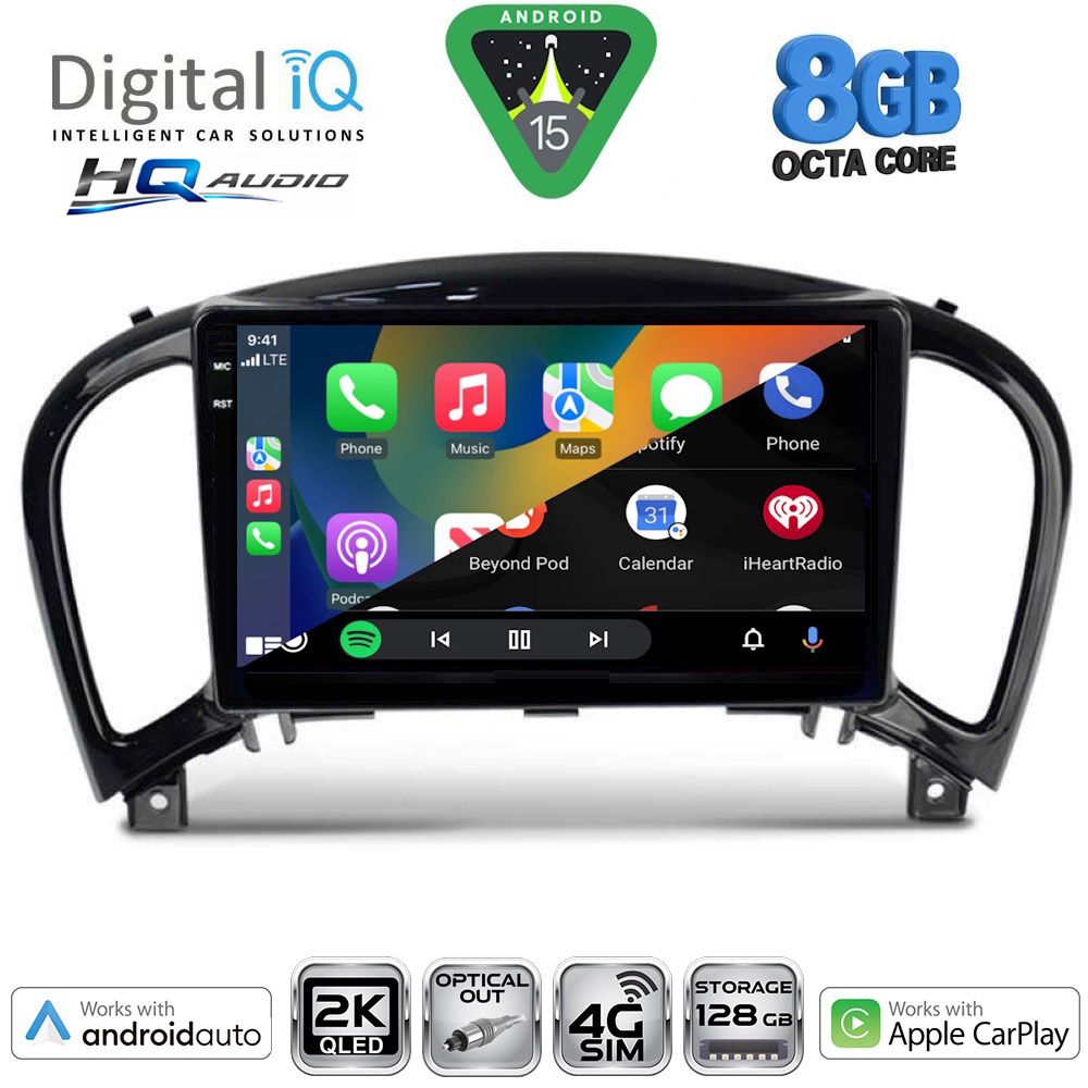 DIGITAL IQ BXK 20452_CPAA (9inc) MULTIMEDIA TABLET for NISSAN JUKE mod. 2009-2020 DIGITAL IQ BXK 20452_CPAA (9inc) MULTIMEDIA TABLET for NISSAN JUKE mod. 2009-2020