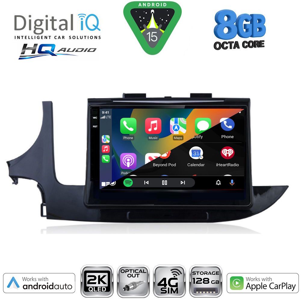 DIGITAL IQ BXK 20497_CPAA (9inc) MULTIMEDIA TABLET for OPEL MOKKA mod. 2016-2021 DIGITAL IQ BXK 20497_CPAA (9inc) MULTIMEDIA TABLET for OPEL MOKKA mod. 2016-2021