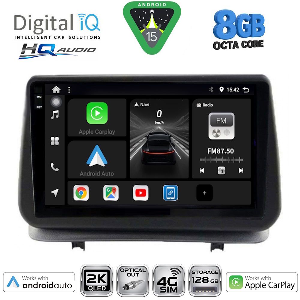 DIGITAL IQ BXK 20543_CPAA (9inc) MULTIMEDIA TABLET for RENAULT CLIO mod. 2005-2011 DIGITAL IQ BXK 20543_CPAA (9inc) MULTIMEDIA TABLET for RENAULT CLIO mod. 2005-2011