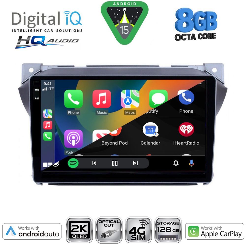 DIGITAL IQ BXK 20670_CPAA (9inc) MULTIMEDIA TABLET for SUZUKI ALTO - NISSAN PIXO mod. 2009-2014 DIGITAL IQ BXK 20670_CPAA (9inc) MULTIMEDIA TABLET for SUZUKI ALTO - NISSAN PIXO mod. 2009-2014