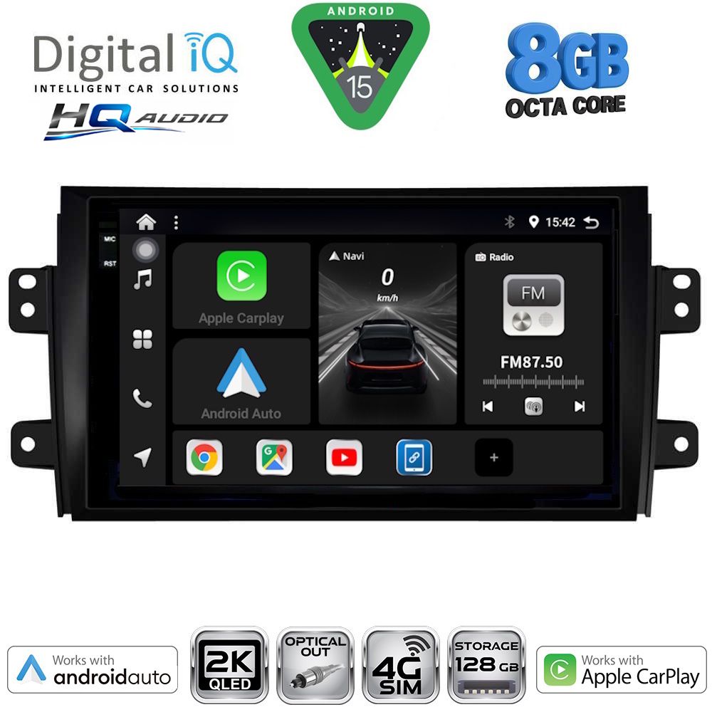 DIGITAL IQ BXK 20688_CPAA (9inc) MULTIMEDIA TABLET for FIAT SEDICI – SUZUKI SX4 mod. 2005-2013 DIGITAL IQ BXK 20688_CPAA (9inc) MULTIMEDIA TABLET for FIAT SEDICI – SUZUKI SX4 mod. 2005-2013