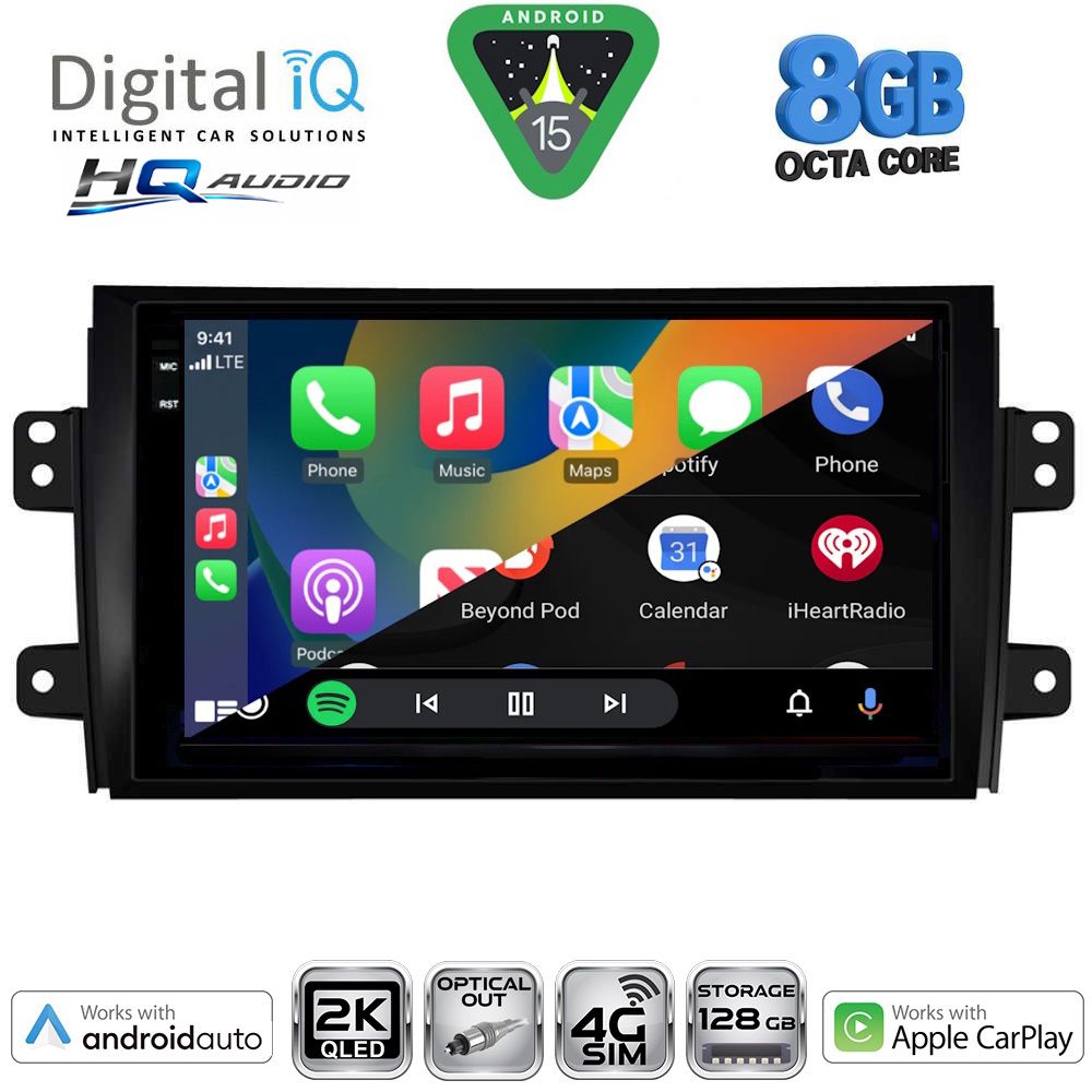 DIGITAL IQ BXK 20688_CPAA (9inc) MULTIMEDIA TABLET for FIAT SEDICI – SUZUKI SX4 mod. 2005-2013 DIGITAL IQ BXK 20688_CPAA (9inc) MULTIMEDIA TABLET for FIAT SEDICI – SUZUKI SX4 mod. 2005-2013