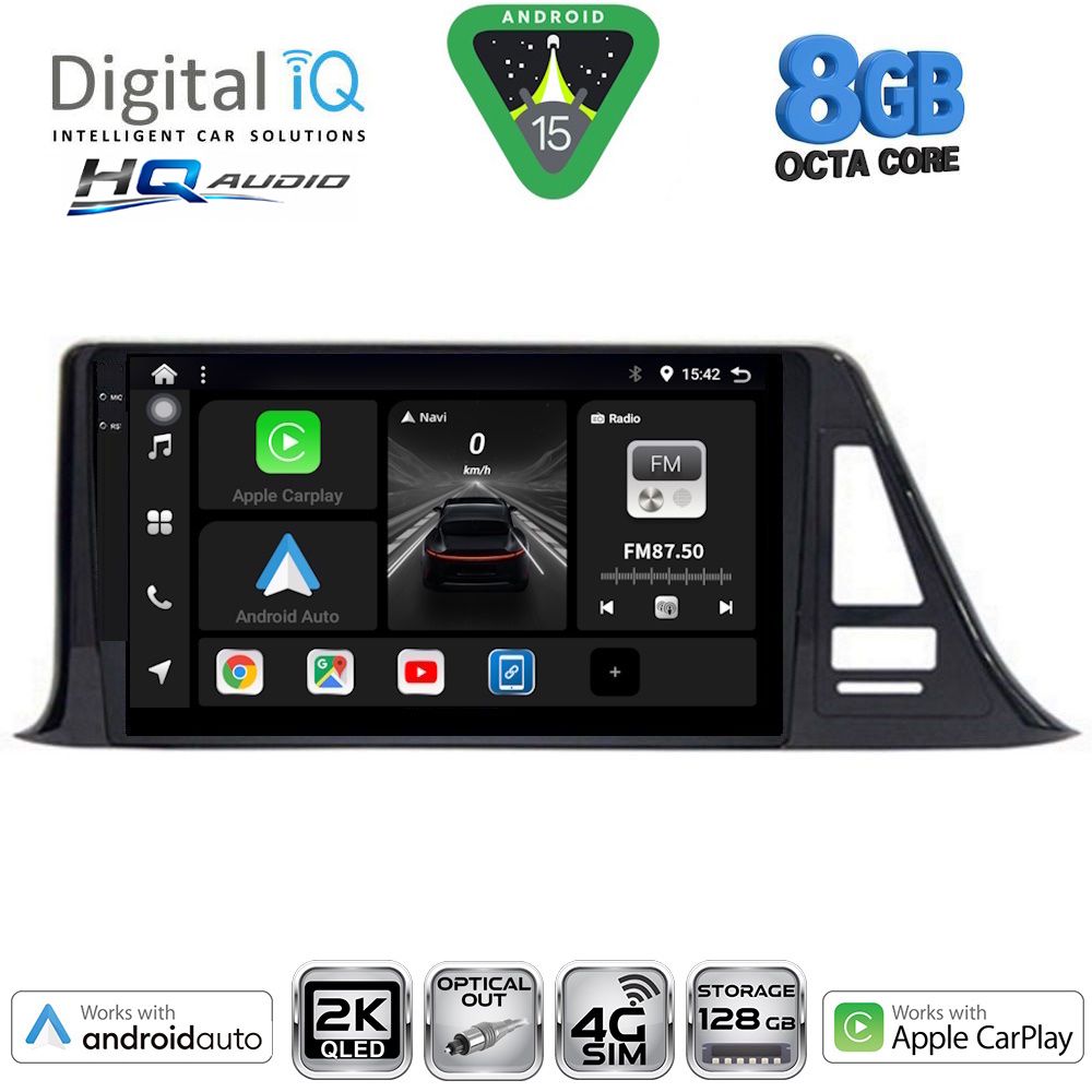DIGITAL IQ BXK 20709_CPAA (9inc) MULTIMEDIA TABLET for TOYOTA CH-R mod. 2017-2023 DIGITAL IQ BXK 20709_CPAA (9inc) MULTIMEDIA TABLET for TOYOTA CH-R mod. 2017-2023