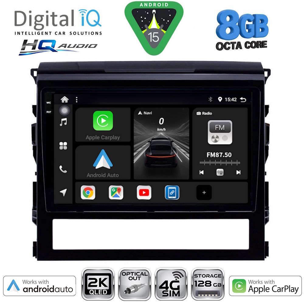 DIGITAL IQ BXK 20725_CPAA (9inc) MULTIMEDIA TABLET for TOYOTA LANDCRUISER mod. 2016-2019 DIGITAL IQ BXK 20725_CPAA (9inc) MULTIMEDIA TABLET for TOYOTA LANDCRUISER mod. 2016-2019