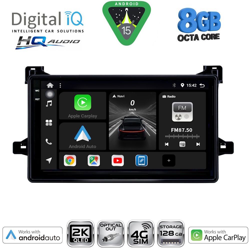 DIGITAL IQ BXK 20727_CPAA (9inc) MULTIMEDIA TABLET for TOYOTA PRIUS mod. 2016-2020 DIGITAL IQ BXK 20727_CPAA (9inc) MULTIMEDIA TABLET for TOYOTA PRIUS mod. 2016-2020