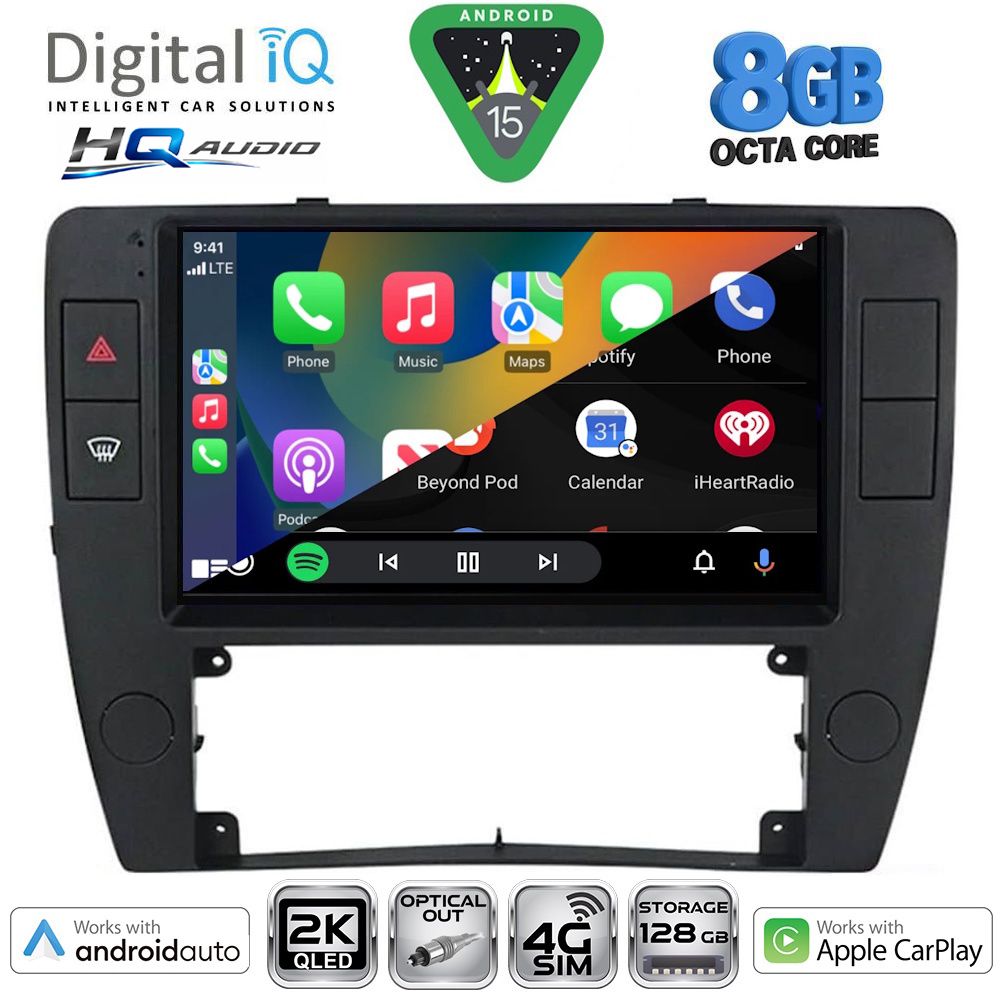 DIGITAL IQ BXK 20749_CPAA (9inc) MULTIMEDIA TABLET for VW PASSAT mod. 2000-2005 DIGITAL IQ BXK 20749_CPAA (9inc) MULTIMEDIA TABLET for VW PASSAT mod. 2000-2005