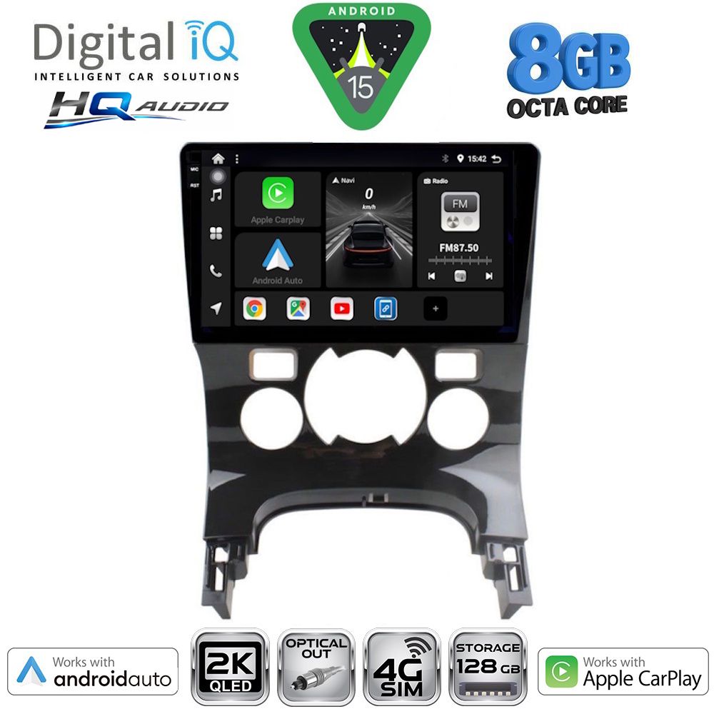 DIGITAL IQ BXK 20515_CPAA CLIMA (9inc) MULTIMEDIA TABLET for PEUGEOT 3008 mod. 2008-2016 με CLIMA DIGITAL IQ BXK 20515_CPAA CLIMA (9inc) MULTIMEDIA TABLET for PEUGEOT 3008 mod. 2008-2016 με CLIMA