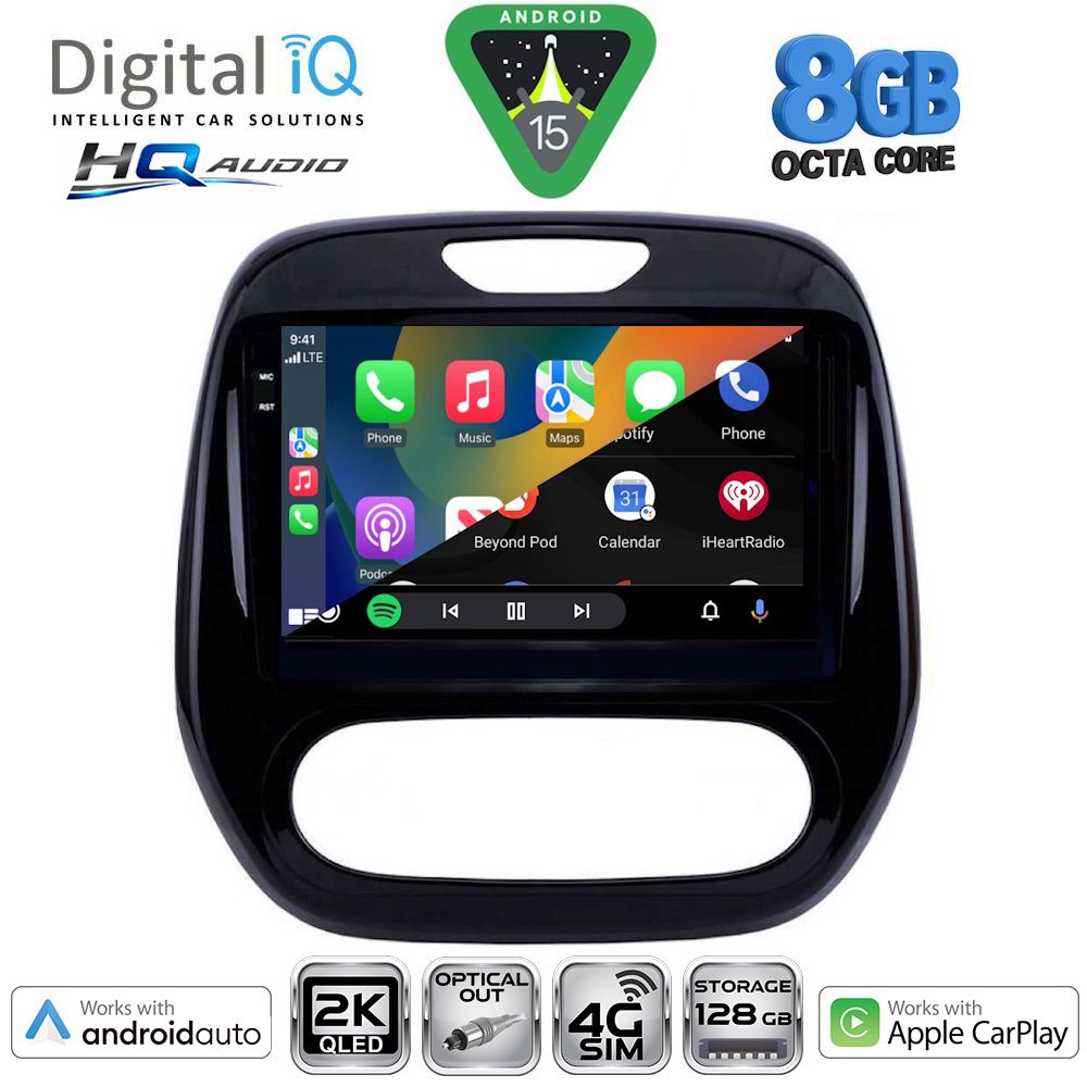 DIGITAL IQ BXK 20542_CPAA (9inc) MULTIMEDIA TABLET for RENAULT CAPTUR mod. 2013-2019 DIGITAL IQ BXK 20542_CPAA (9inc) MULTIMEDIA TABLET for RENAULT CAPTUR mod. 2013-2019