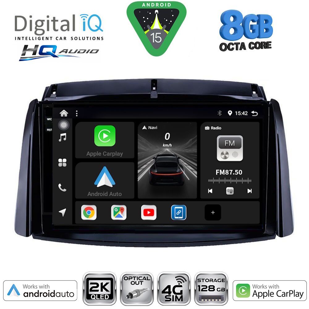 DIGITAL IQ BXK 20551_CPAA (9inc) MULTIMEDIA TABLET for RENAULT KOLEOS mod. 2006-2016 DIGITAL IQ BXK 20551_CPAA (9inc) MULTIMEDIA TABLET for RENAULT KOLEOS mod. 2006-2016