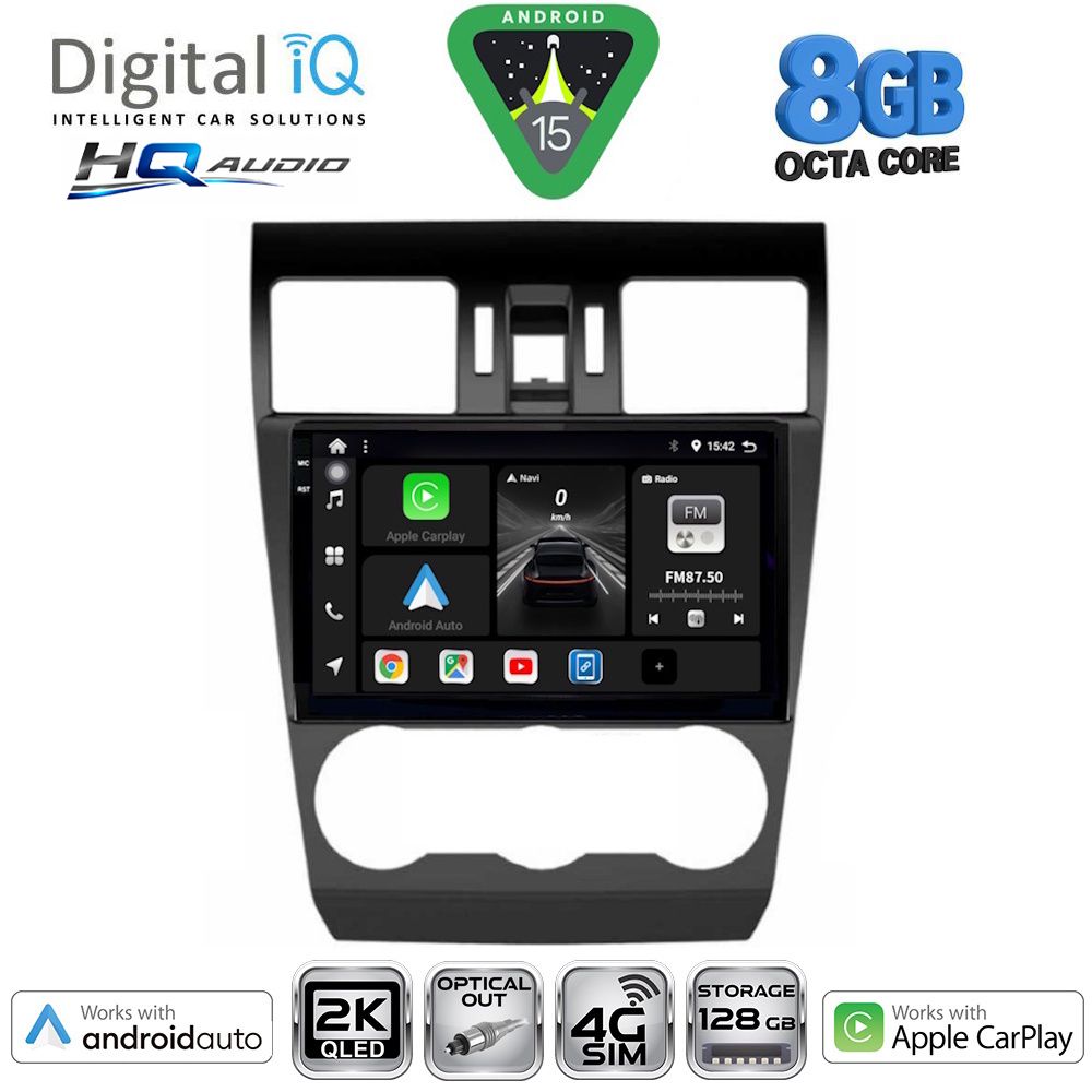 DIGITAL IQ BXK 20663_CPAA (9inc) MULTIMEDIA TABLET for SUBARU FORESTER - IMPREZA - XV mod. 2013-2019 DIGITAL IQ BXK 20663_CPAA (9inc) MULTIMEDIA TABLET for SUBARU FORESTER - IMPREZA - XV mod. 2013-2019