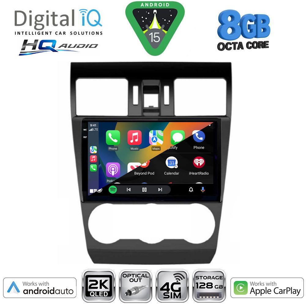 DIGITAL IQ BXK 20663_CPAA (9inc) MULTIMEDIA TABLET for SUBARU FORESTER - IMPREZA - XV mod. 2013-2019 DIGITAL IQ BXK 20663_CPAA (9inc) MULTIMEDIA TABLET for SUBARU FORESTER - IMPREZA - XV mod. 2013-2019