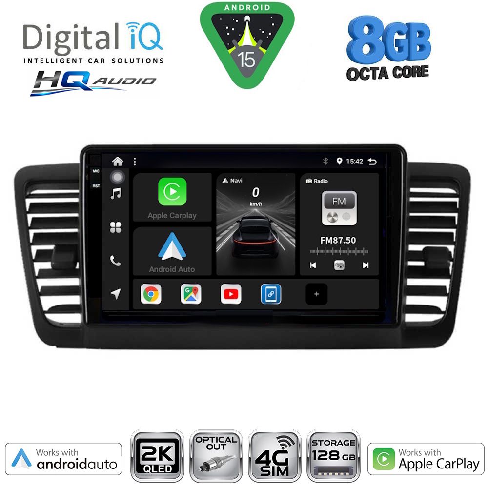 DIGITAL IQ BXK 20665_CPAA (9inc) MULTIMEDIA TABLET for SUBARU LEGACY - OUTBACK mod. 2002-2008 DIGITAL IQ BXK 20665_CPAA (9inc) MULTIMEDIA TABLET for SUBARU LEGACY - OUTBACK mod. 2002-2008
