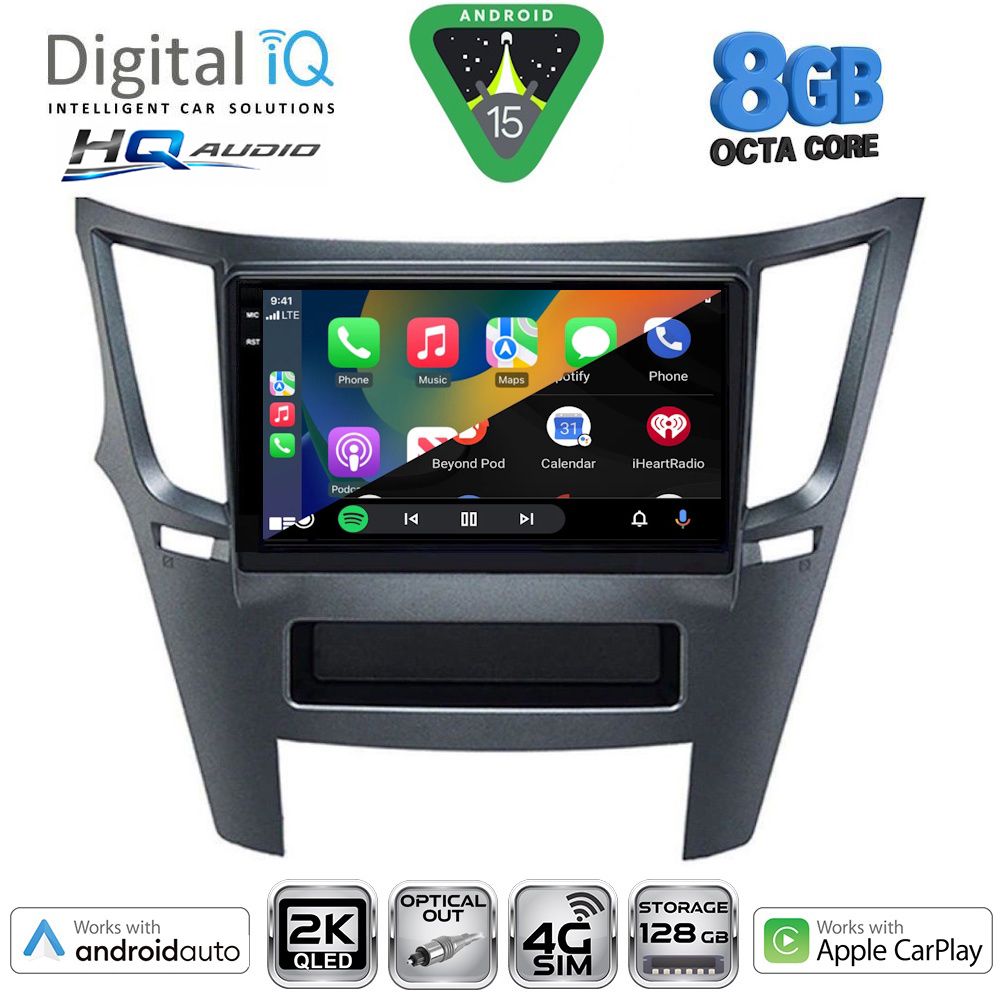 DIGITAL IQ BXK 20667_CPAA (9inc) MULTIMEDIA TABLET for SUBARU LEGACY - OUTBACK mod. 2009-2014 DIGITAL IQ BXK 20667_CPAA (9inc) MULTIMEDIA TABLET for SUBARU LEGACY - OUTBACK mod. 2009-2014