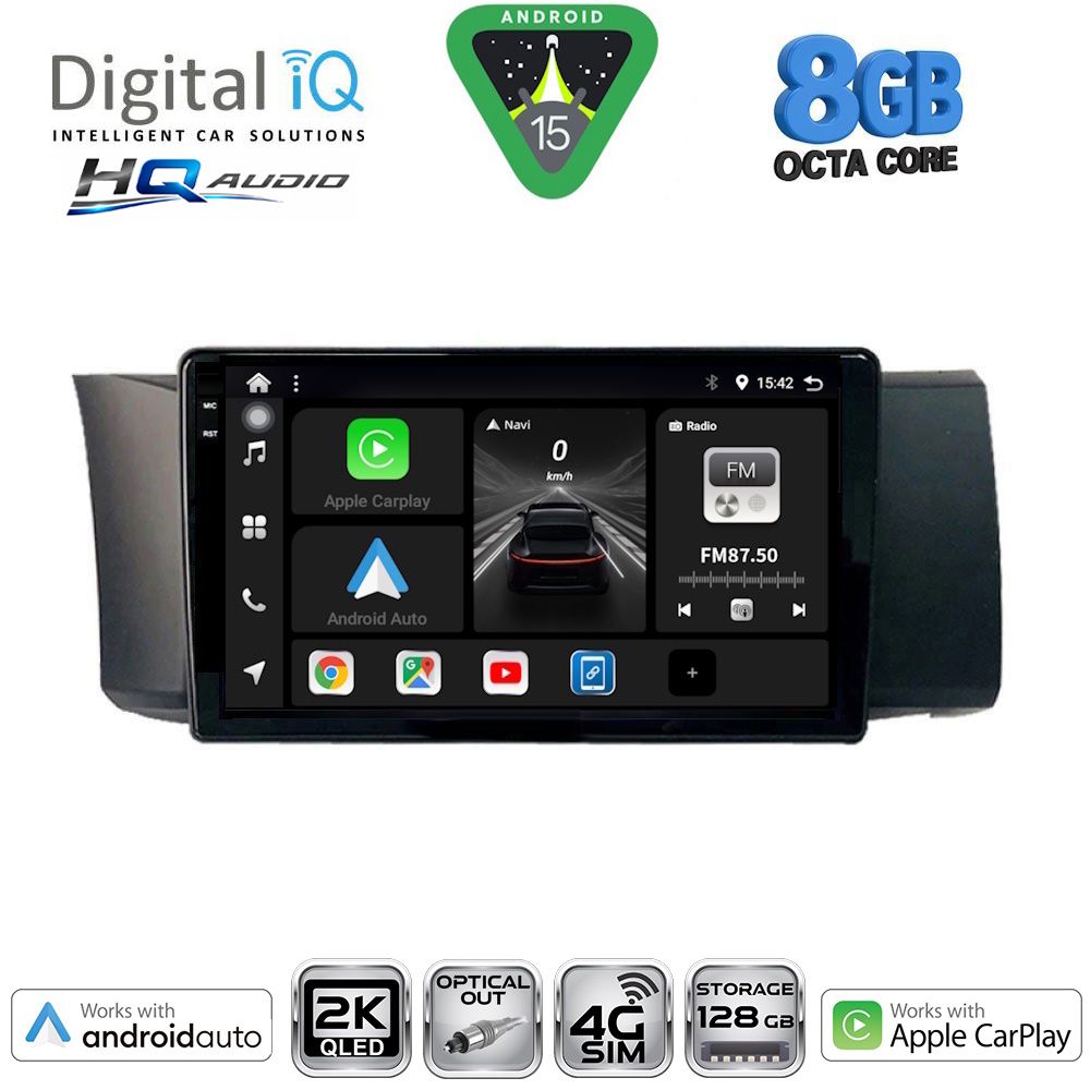 DIGITAL IQ BXK 20669_CPAA (9inc) MULTIMEDIA TABLET for TOYOTA GT86 - SUBARU BRZ mod. 2012-2026 DIGITAL IQ BXK 20669_CPAA (9inc) MULTIMEDIA TABLET for TOYOTA GT86 - SUBARU BRZ mod. 2012-2026