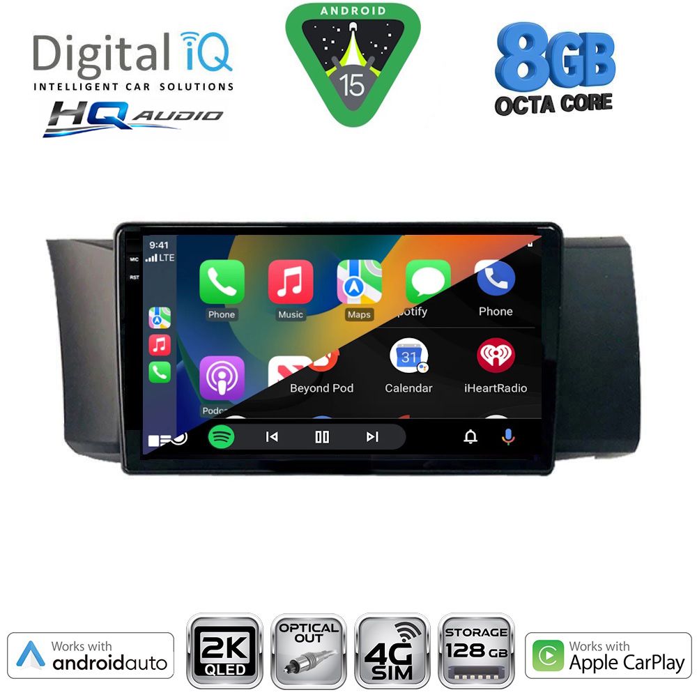 DIGITAL IQ BXK 20669_CPAA (9inc) MULTIMEDIA TABLET for TOYOTA GT86 - SUBARU BRZ mod. 2012-2026 DIGITAL IQ BXK 20669_CPAA (9inc) MULTIMEDIA TABLET for TOYOTA GT86 - SUBARU BRZ mod. 2012-2026