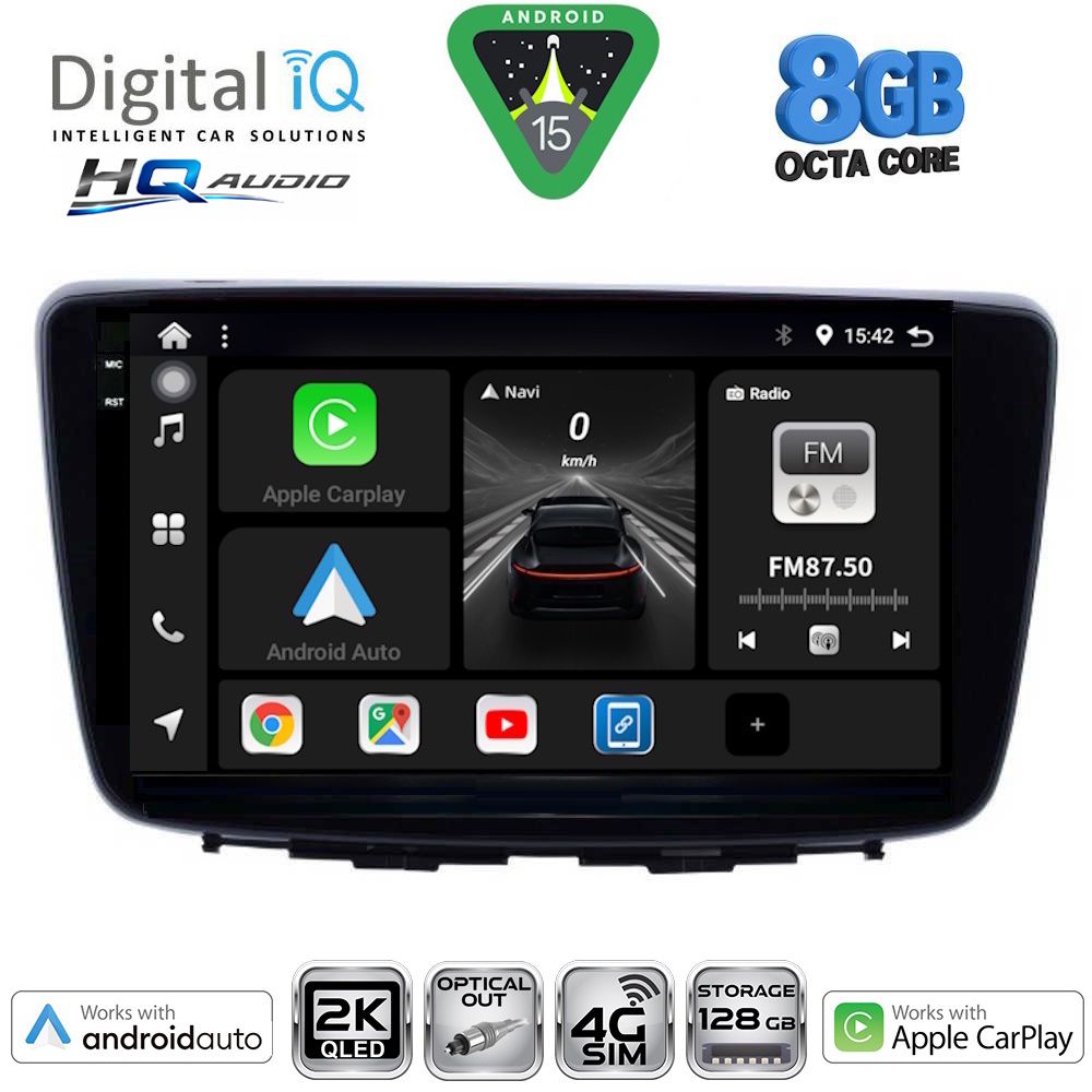 DIGITAL IQ BXK 20672_CPAA (9inc) MULTIMEDIA TABLET for SUZUKI BALENO mod. 2016-2022 DIGITAL IQ BXK 20672_CPAA (9inc) MULTIMEDIA TABLET for SUZUKI BALENO mod. 2016-2022