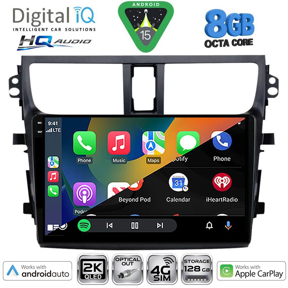DIGITAL IQ BXK 20674_CPAA (9inc) MULTIMEDIA TABLET for SUZUKI CELERIO mod. 2015-2021 DIGITAL IQ BXK 20674_CPAA (9inc) MULTIMEDIA TABLET for SUZUKI CELERIO mod. 2015-2021