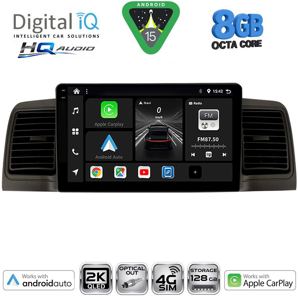 DIGITAL IQ BXK 20712BL_CPAA (9inc) MULTIMEDIA TABLET for TOYOTA COROLLA mod. 2001-2006 (BLACK) DIGITAL IQ BXK 20712BL_CPAA (9inc) MULTIMEDIA TABLET for TOYOTA COROLLA mod. 2001-2006 (BLACK)