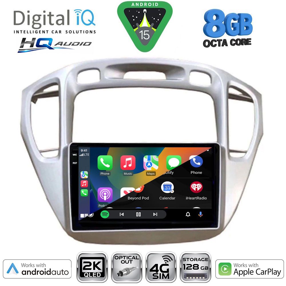 DIGITAL IQ BXK 20718_CPAA (9inc) MULTIMEDIA TABLET for TOYOTA HIGHLANDER mod. 2002-2009 DIGITAL IQ BXK 20718_CPAA (9inc) MULTIMEDIA TABLET for TOYOTA HIGHLANDER mod. 2002-2009