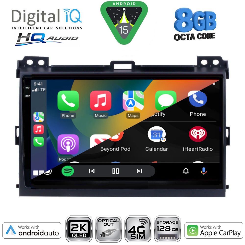 DIGITAL IQ BXK 20723_CPAA (9inc) MULTIMEDIA TABLET for TOYOTA LANDCRUISER mod. 2002-2008 DIGITAL IQ BXK 20723_CPAA (9inc) MULTIMEDIA TABLET for TOYOTA LANDCRUISER mod. 2002-2008