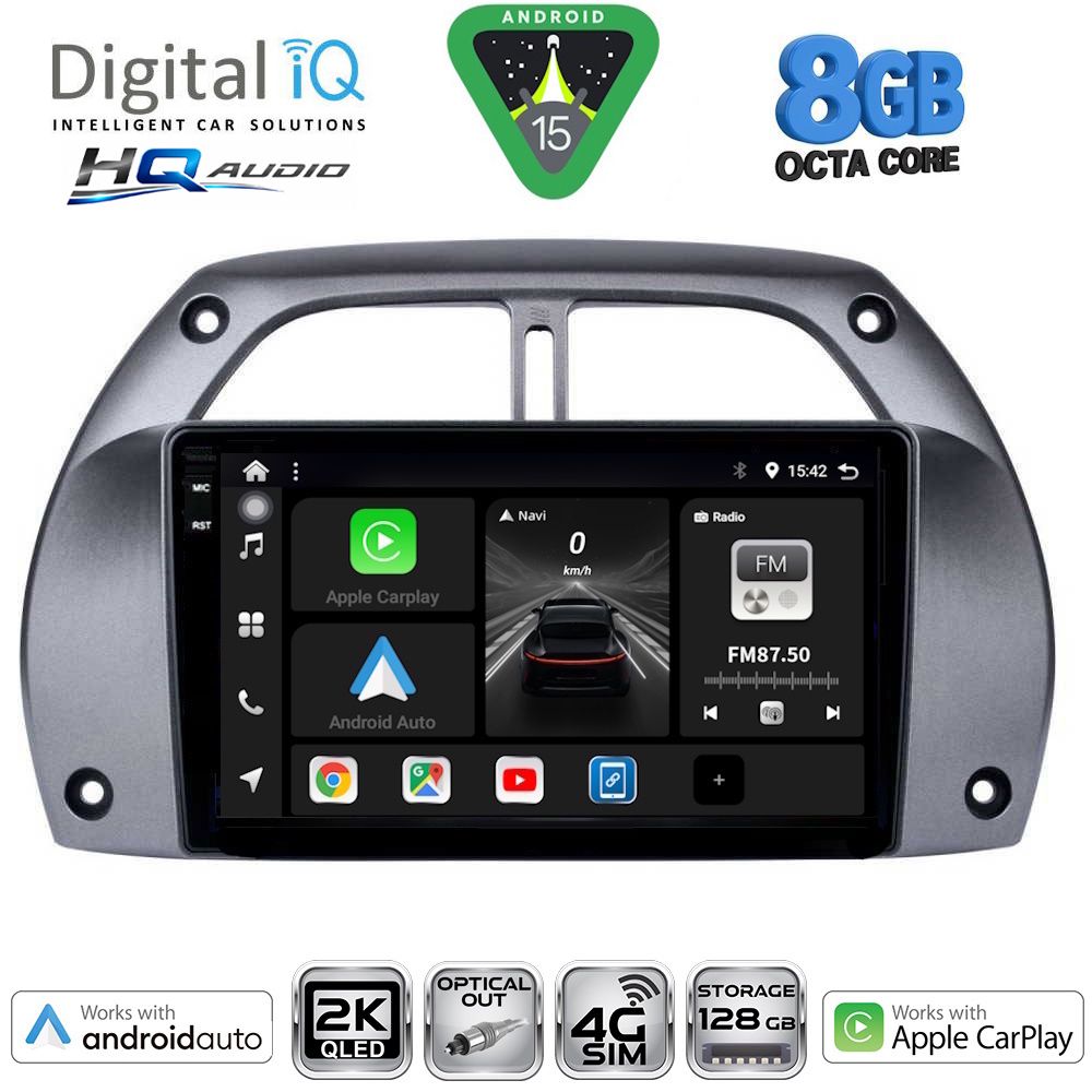 DIGITAL IQ BXK 20730_CPAA A/C (9inc) MULTIMEDIA TABLET for TOYOTA RAV 4 mod. 2000-2006 DIGITAL IQ BXK 20730_CPAA A/C (9inc) MULTIMEDIA TABLET for TOYOTA RAV 4 mod. 2000-2006