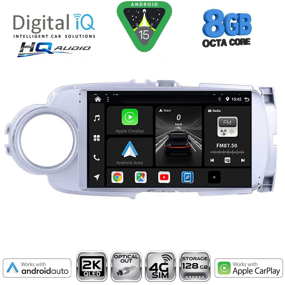 DIGITAL IQ BXK 20737SL_CPAA (9inc) MULTIMEDIA TABLET for TOYOTA YARIS mod. 2011-2015 (SILVER) DIGITAL IQ BXK 20737SL_CPAA (9inc) MULTIMEDIA TABLET for TOYOTA YARIS mod. 2011-2015 (SILVER)