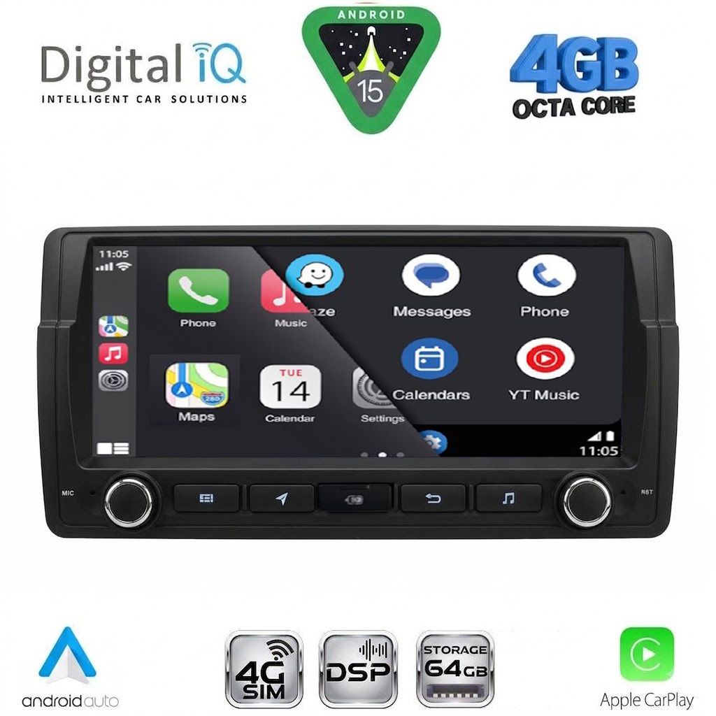 DIGITAL IQ BLM 553_CPA (8.8" DECK) MULTIMEDIA OEM for BMW S.3 (E46) mod. 1998-2005 DIGITAL IQ BLM 553_CPA (8.8" DECK) MULTIMEDIA OEM for BMW S.3 (E46) mod. 1998-2005