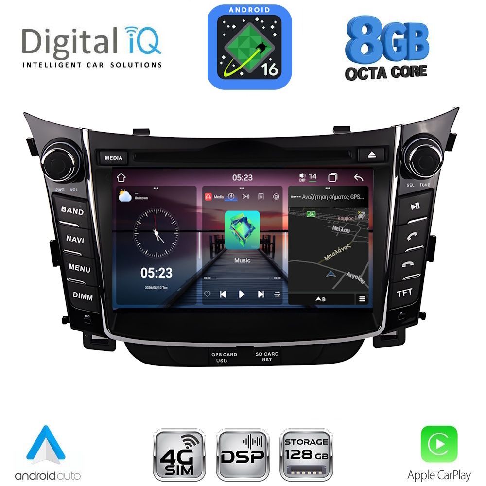 DIGITAL IQ BLM 526_CPA (7" DECK) MULTIMEDIA OEM for HYUNDAI i30 mod. 2012-2017 DIGITAL IQ BLM 526_CPA (7" DECK) MULTIMEDIA OEM for HYUNDAI i30 mod. 2012-2017