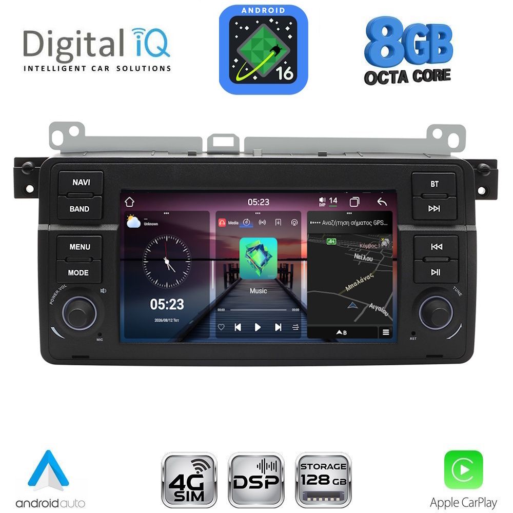 DIGITAL IQ BLM 552_CPA (7" DECK) MULTIMEDIA OEM for BMW S.3 (E46) mod. 1998-2005 DIGITAL IQ BLM 552_CPA (7" DECK) MULTIMEDIA OEM for BMW S.3 (E46) mod. 1998-2005