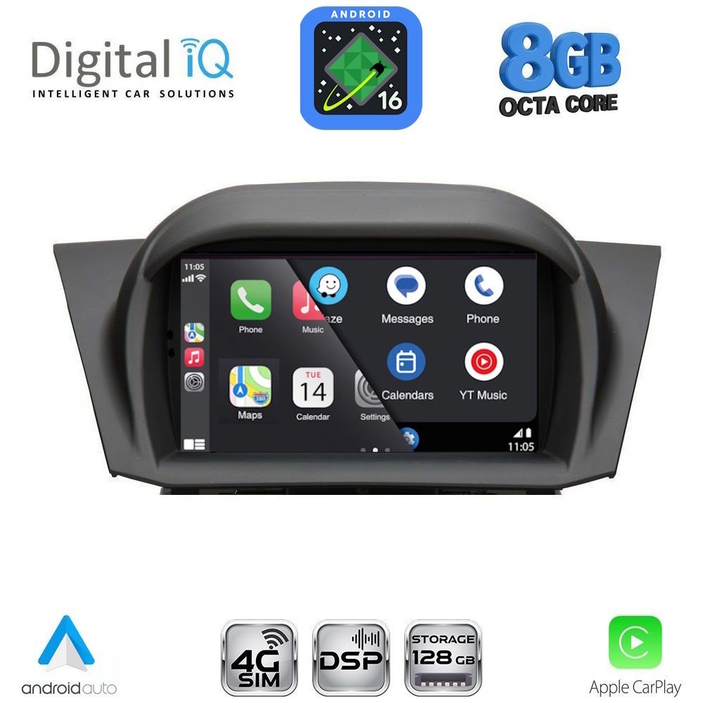 DIGITAL IQ BLM 575_CPA (7" DECK) MULTIMEDIA OEM for FORD FIESTA mod. 2008-2017 DIGITAL IQ BLM 575_CPA (7" DECK) MULTIMEDIA OEM for FORD FIESTA mod. 2008-2017