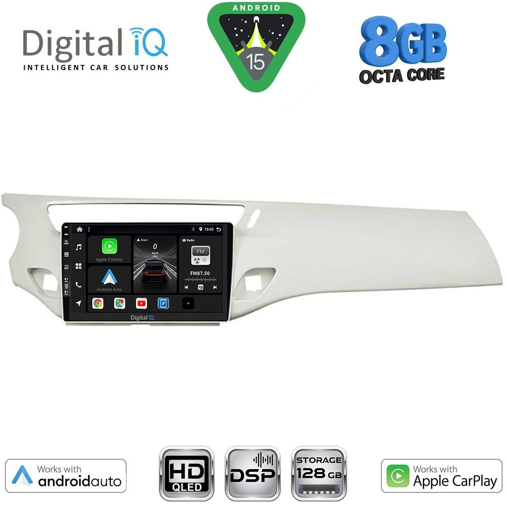 DIGITAL IQ BXF 18092WH_CPAA (9inc) MULTIMEDIA TABLET for CITROEN C3 - DS3 mod. 2009-2016 (WHITE) DIGITAL IQ BXF 18092WH_CPAA (9inc) MULTIMEDIA TABLET for CITROEN C3 - DS3 mod. 2009-2016 (WHITE)